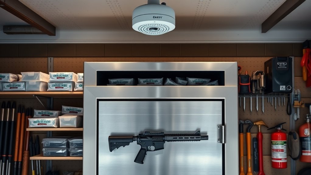 secure garage gun safe