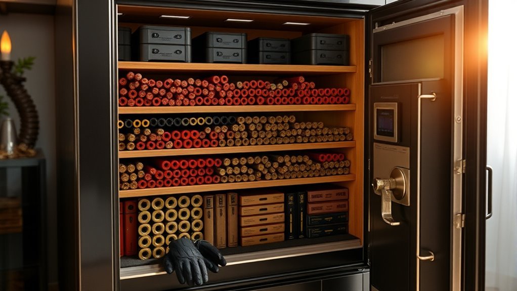 secure protected ammunition storage