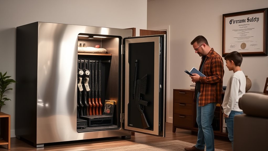 secure protected firearm storage
