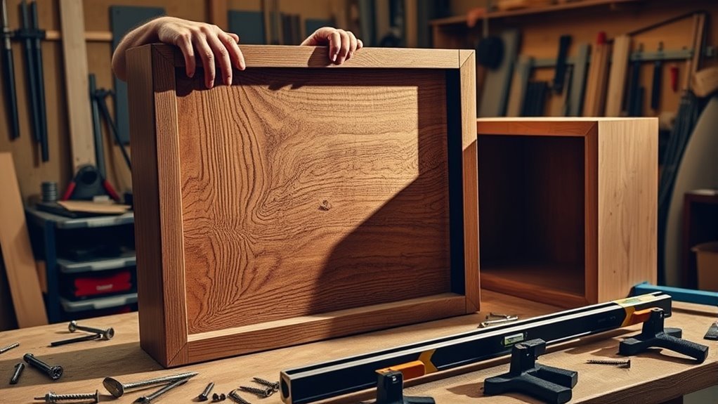 securely attach and frame