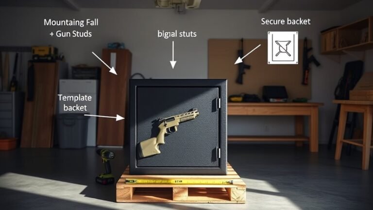 securely install gun safe