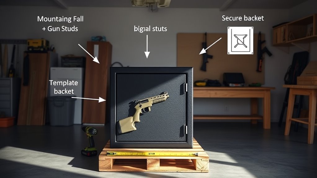 securely install gun safe
