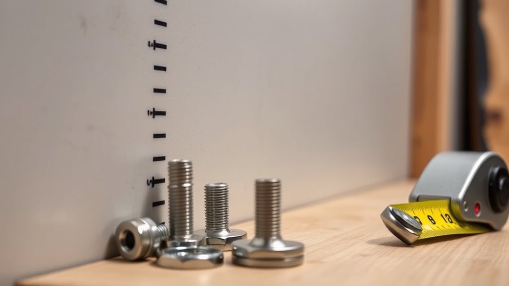 select correct mounting hardware