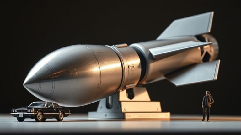 size comparison of nuclear weapons