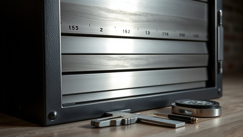 steel gauge enhances security
