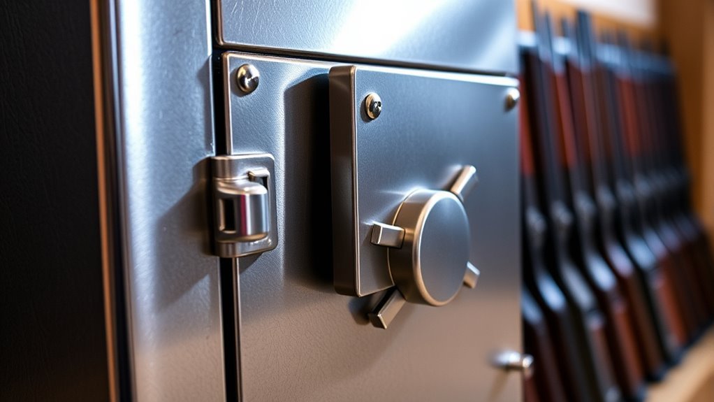 steel protects against forced entry