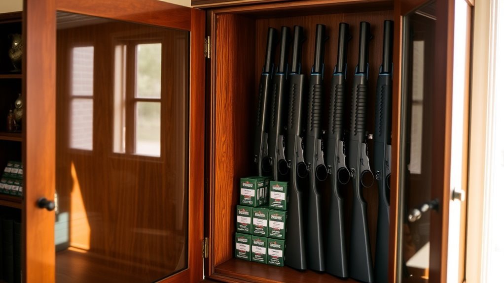 store firearms unloaded safely