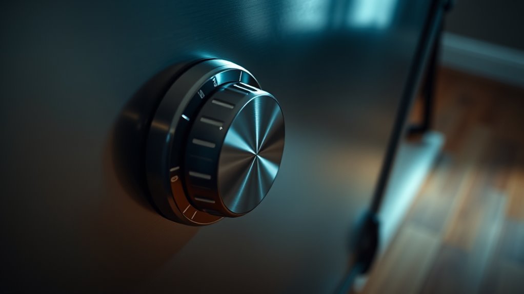 unlocking safe with steps