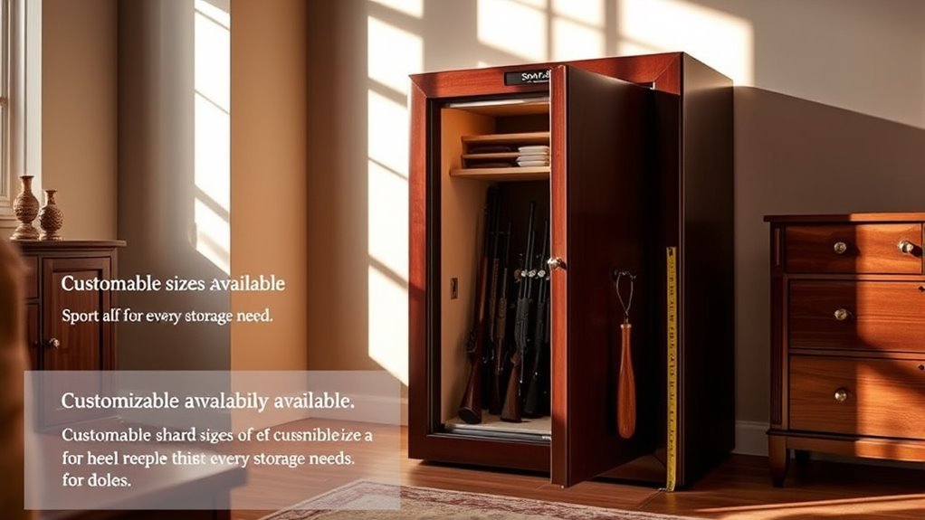 variety of safe sizes