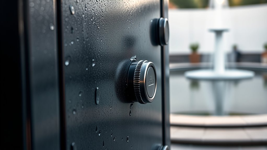 water resistant sealed durable safes