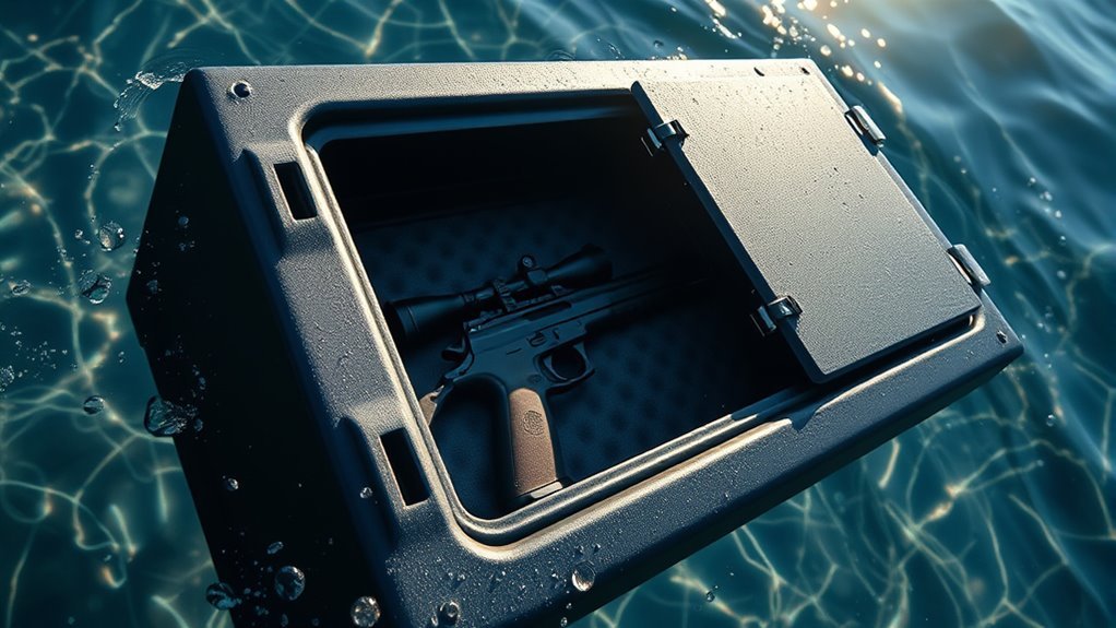 waterproof gun safe features